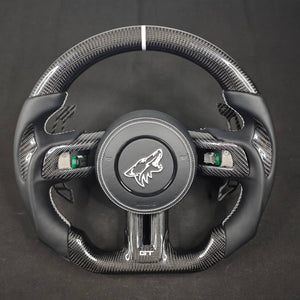 2005-2014 Ford Mustang Carbon Fiber Steering Wheel - AutoLEDTech.com