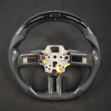 2005-2014 Ford Mustang Carbon Fiber Steering Wheel - AutoLEDTech.com