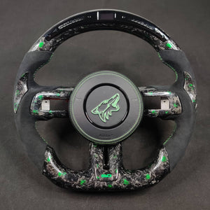 2005-2014 Ford Mustang Carbon Fiber Steering Wheel - AutoLEDTech.com
