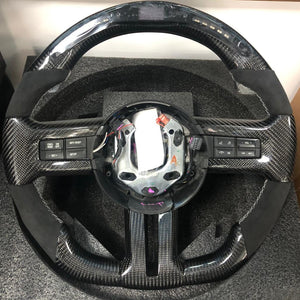 2005-2014 Ford Mustang Carbon Fiber Steering Wheel - AutoLEDTech.com