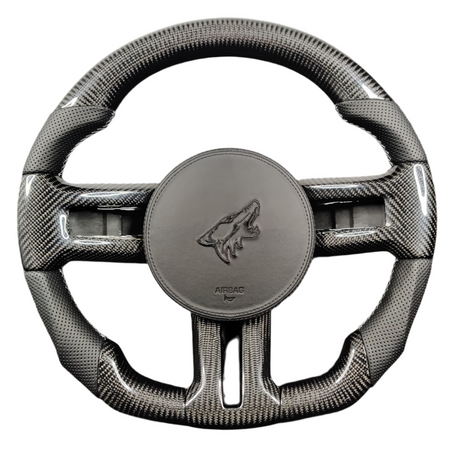 2005-2014 Ford Mustang Carbon Fiber Steering Wheel - AutoLEDTech.com