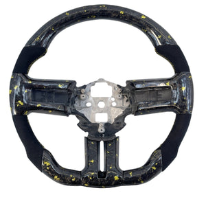 2005-2014 Ford Mustang Carbon Fiber Steering Wheel - AutoLEDTech.com