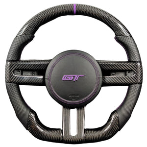 2005-2014 Ford Mustang Carbon Fiber Steering Wheel - AutoLEDTech.com