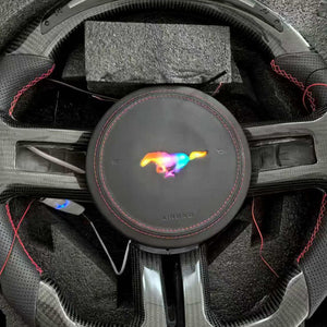 2005-2014 Ford Mustang Carbon Fiber Steering Wheel - AutoLEDTech.com