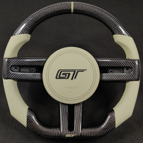 2005-2014 Ford Mustang Carbon Fiber Steering Wheel - AutoLEDTech.com