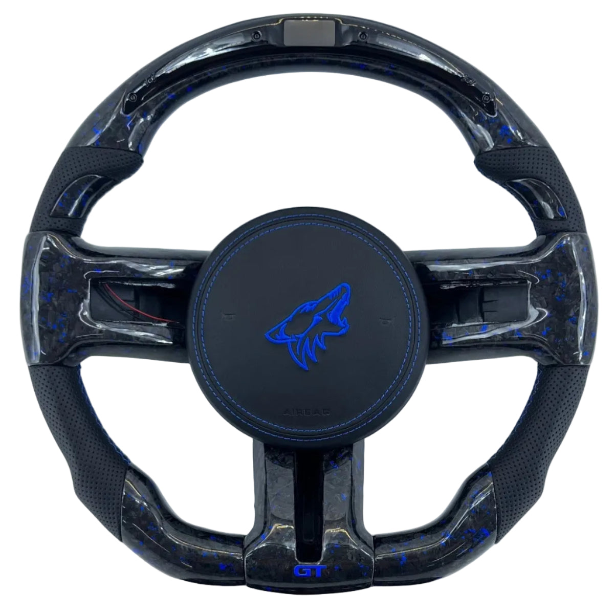 2005-2014 Ford Mustang Carbon Fiber Steering Wheel - AutoLEDTech.com