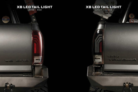 2005-2015 Toyota Tacoma Red Smoked LED Tail Lights - Fits all models - AutoLEDTech.com