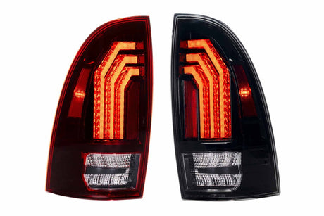 2005-2015 Toyota Tacoma Red Smoked LED Tail Lights - Fits all models - AutoLEDTech.com