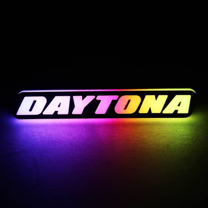 2005-2023 Dodge Charger DAYTONA RGB Flow Series LED Badge Emblem Logo - AutoLEDTech.com