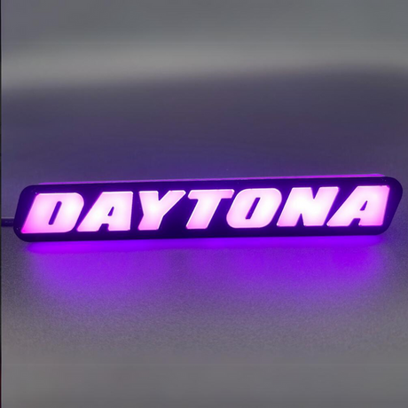 2005-2023 Dodge Charger DAYTONA RGB Flow Series LED Badge Emblem Logo - AutoLEDTech.com