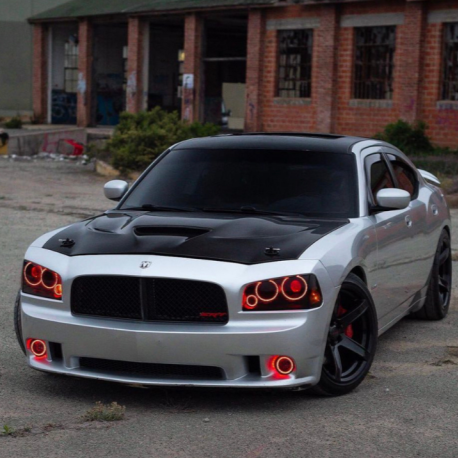 2005-2010 Dodge Charger RGBW Flow Series LED Halo Kit