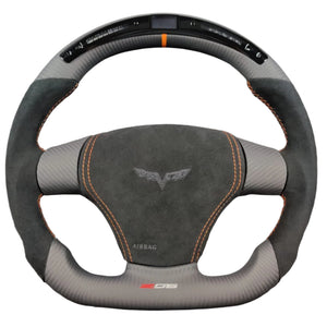2006-2013 C6 Corvette Custom Carbon Fiber Steering Wheel - AutoLEDTech.com