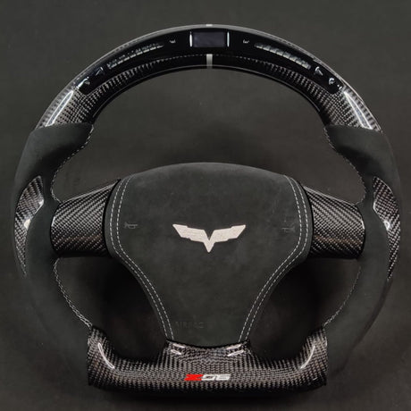2006-2013 C6 Corvette Custom Carbon Fiber Steering Wheel - AutoLEDTech.com