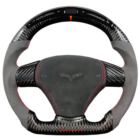 2006-2013 C6 Corvette Custom Carbon Fiber Steering Wheel - AutoLEDTech.com