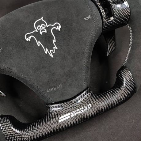 2006-2013 C6 Corvette Custom Carbon Fiber Steering Wheel - AutoLEDTech.com