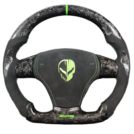 2006-2013 C6 Corvette Custom Carbon Fiber Steering Wheel - AutoLEDTech.com