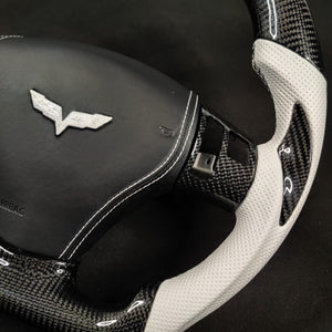 2006-2013 C6 Corvette Custom Carbon Fiber Steering Wheel - AutoLEDTech.com