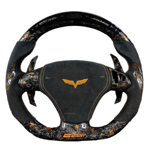 2006-2013 C6 Corvette Custom Carbon Fiber Steering Wheel - AutoLEDTech.com