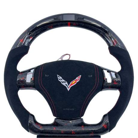 2006-2013 C6 Corvette Custom Carbon Fiber Steering Wheel - AutoLEDTech.com