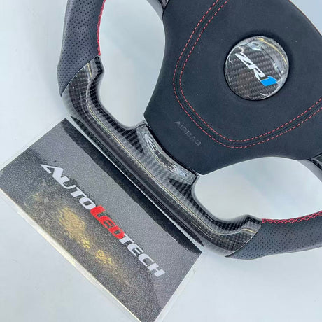 2006-2013 C6 Corvette Custom Carbon Fiber Steering Wheel - AutoLEDTech.com