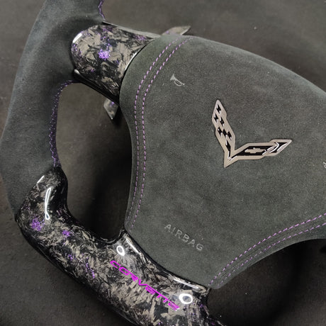 2006-2013 C6 Corvette Custom Carbon Fiber Steering Wheel - AutoLEDTech.com