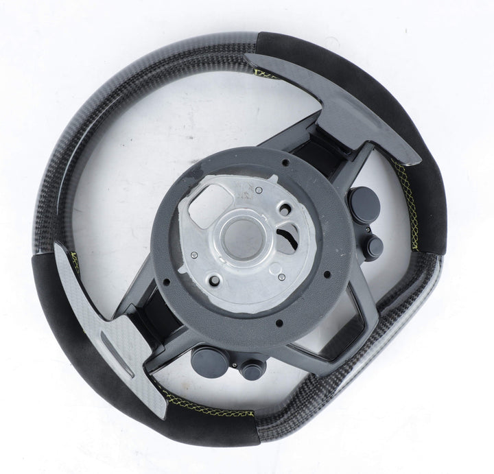 2015-2024 Audi R8 TTRS Custom Carbon Fiber Steering Wheel - AutoLEDTech.com
