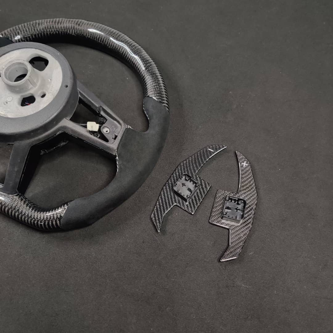 2015-2024 Audi R8 TTRS Custom Carbon Fiber Steering Wheel - AutoLEDTech.com