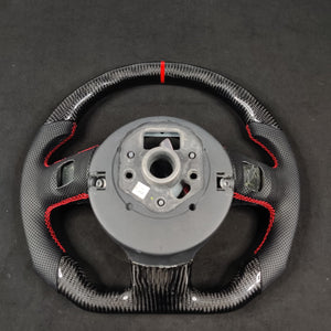 2006-2015 Audi R8/TT Custom Carbon Fiber Steering Wheel - AutoLEDTech.com