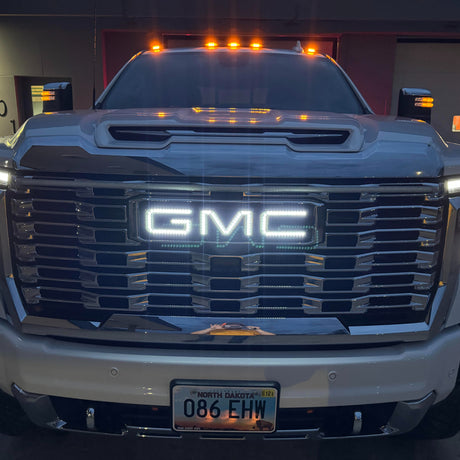 2007-2026+ GMC Sierra Yukon Canyon Illuminated RGBW LED Badge Emblem Logo - AutoLEDTech.com