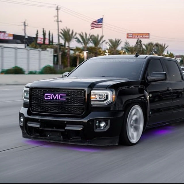 2007-2026+ GMC Sierra Yukon Canyon Illuminated RGBW LED Badge Emblem Logo - AutoLEDTech.com