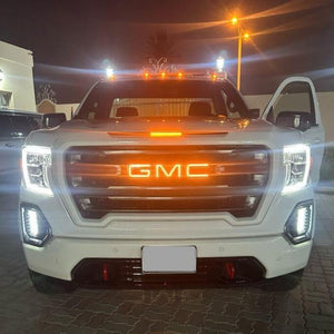 2007-2026+ GMC Sierra Yukon Canyon Illuminated RGBW LED Badge Emblem Logo - AutoLEDTech.com
