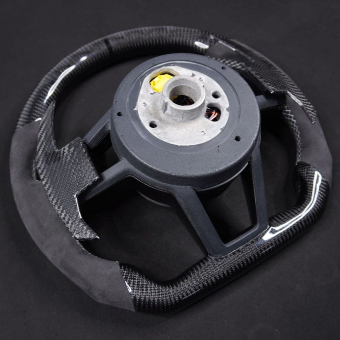 2015-2024 Audi R8 TTRS Custom Carbon Fiber Steering Wheel - AutoLEDTech.com