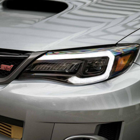 2008-2014 Subaru WRX & STI LED DRL Projector Replacement Headlights - AutoLEDTech.com