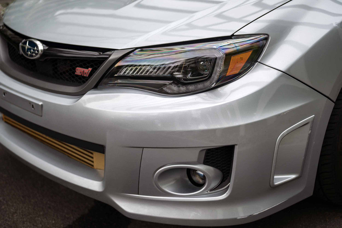 2008-2014 Subaru WRX & STI LED DRL Projector Replacement Headlights - AutoLEDTech.com