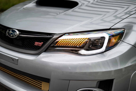 2008-2014 Subaru WRX & STI LED DRL Projector Replacement Headlights - AutoLEDTech.com