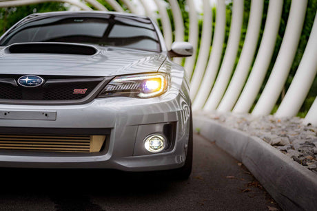 2008-2014 Subaru WRX & STI LED DRL Projector Replacement Headlights - AutoLEDTech.com