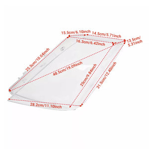2008-2015 Cadillac CTS CTS-V Headlight Lens Covers Left LH Right RH (Pair) - AutoLEDTech.com