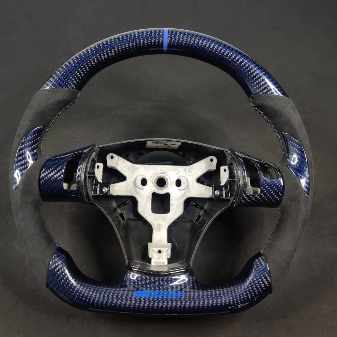 2008-2015 Cadillac V2 CTS-V CTS Carbon Fiber Steering Wheel - AutoLEDTech.com