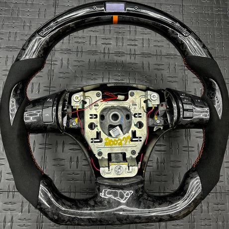 2008-2015 Cadillac V2 CTS-V CTS Carbon Fiber Steering Wheel - AutoLEDTech.com