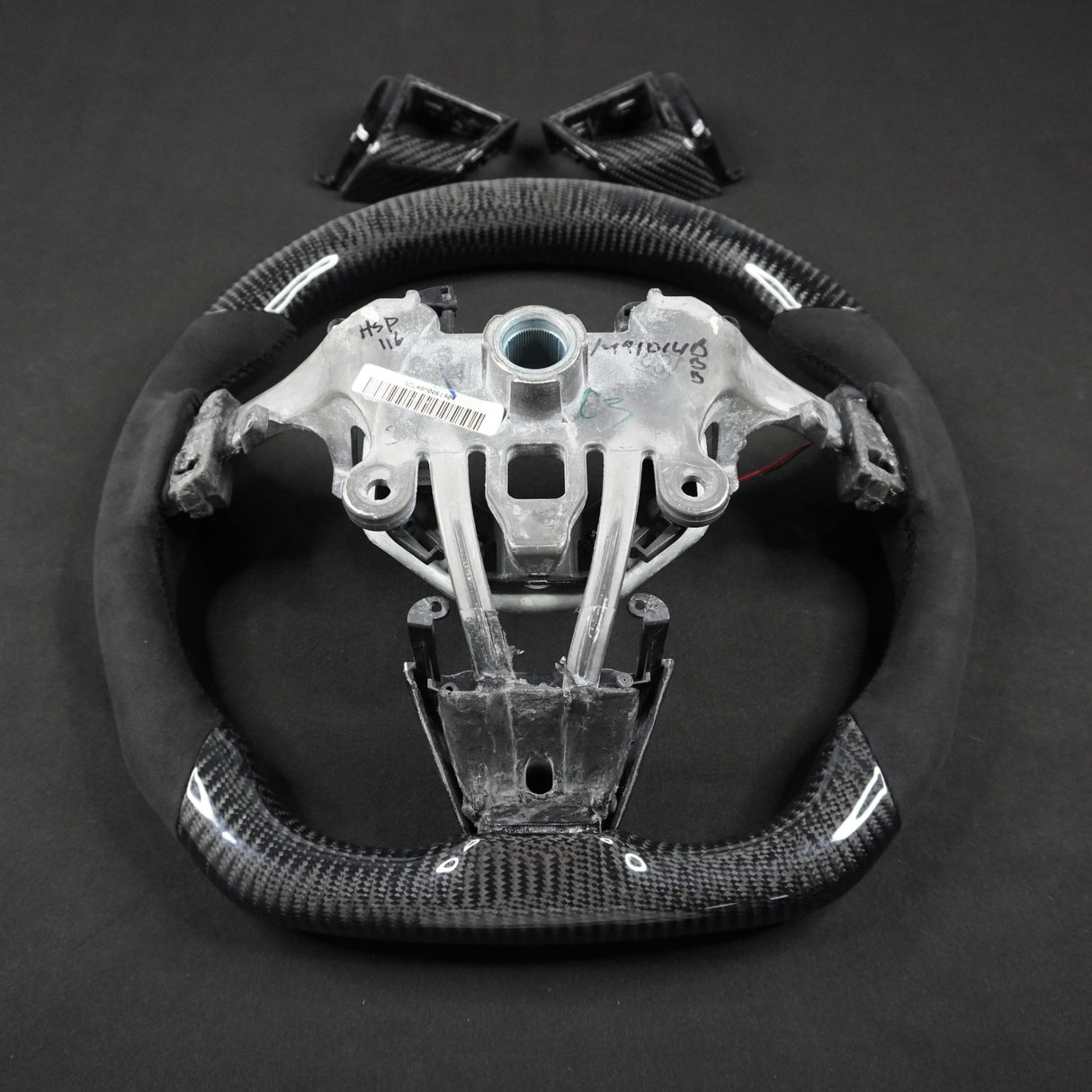 2008-2015 Cadillac V2 CTS-V CTS Carbon Fiber Steering Wheel - AutoLEDTech.com