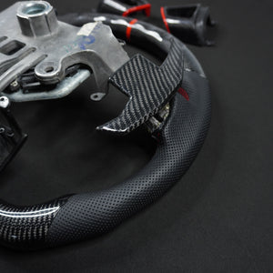 2008-2015 Cadillac V2 CTS-V CTS Carbon Fiber Steering Wheel - AutoLEDTech.com