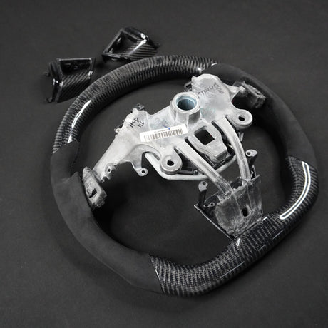 2008-2015 Cadillac V2 CTS-V CTS Carbon Fiber Steering Wheel - AutoLEDTech.com