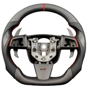 2008-2015 Cadillac V2 CTS-V CTS Carbon Fiber Steering Wheel - AutoLEDTech.com