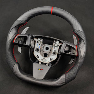 2008-2015 Cadillac V2 CTS-V CTS Carbon Fiber Steering Wheel - AutoLEDTech.com