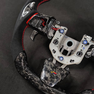 2008-2015 Cadillac V2 CTS-V CTS Carbon Fiber Steering Wheel - AutoLEDTech.com