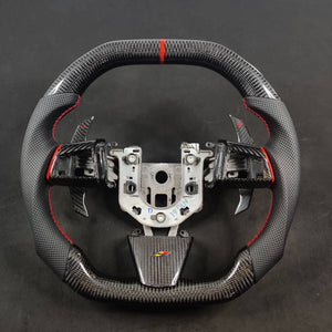 2008-2015 Cadillac V2 CTS-V CTS Carbon Fiber Steering Wheel - AutoLEDTech.com