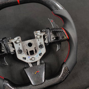 2008-2015 Cadillac V2 CTS-V CTS Carbon Fiber Steering Wheel - AutoLEDTech.com