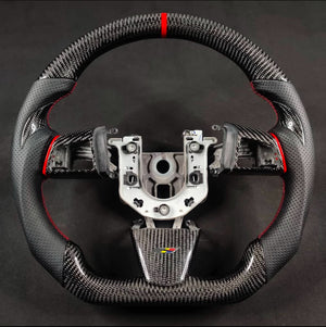 2008-2015 Cadillac V2 CTS-V CTS Carbon Fiber Steering Wheel - AutoLEDTech.com