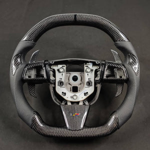 2008-2015 Cadillac V2 CTS-V CTS Carbon Fiber Steering Wheel - AutoLEDTech.com