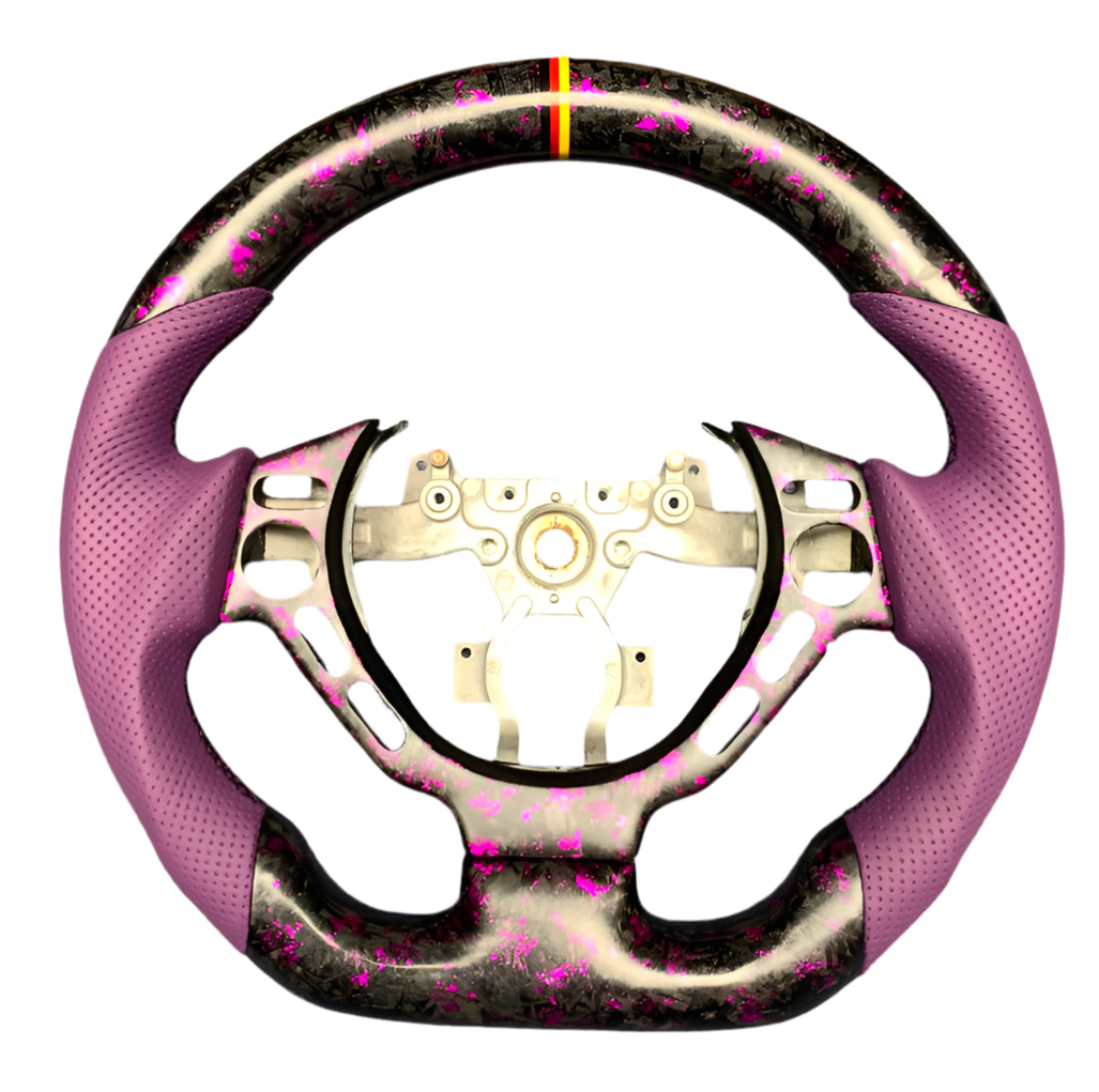 2008-2016 Nissan GTR R35 Custom Carbon Fiber Steering Wheel w/ LED RPM Display - AutoLEDTech.com